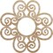 Ekena Millwork Cohen Wood Fretwork Pierced Ceiling Medallion, Red Oak, 24"OD x 8 1/4"ID x 3/8"T CMWP24X24X0375CORO - alternate 1